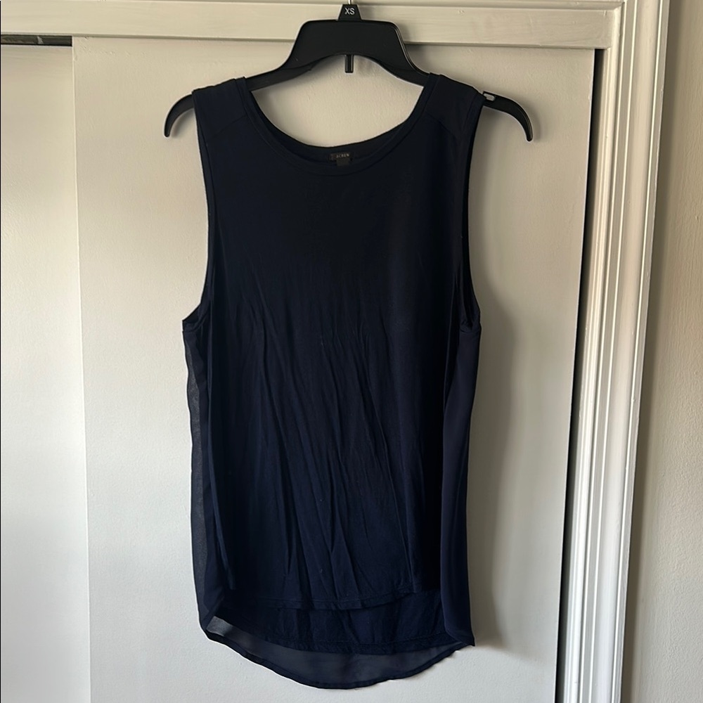 J.Crew Navy Sleeveless Top
